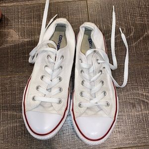 White converse size 5 womens